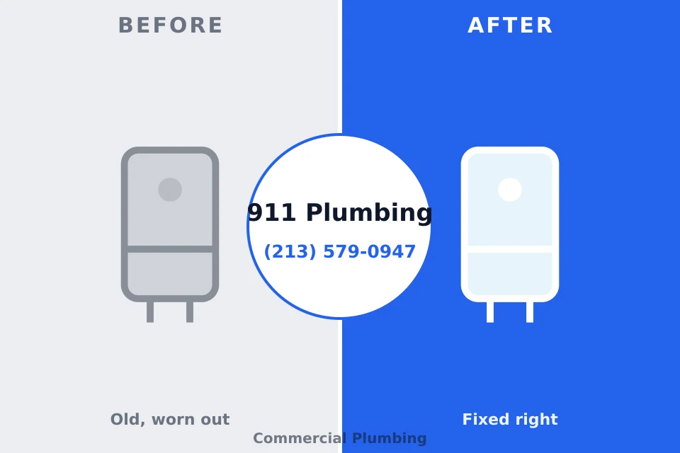 Before and after: plumbing company Northwood, OH